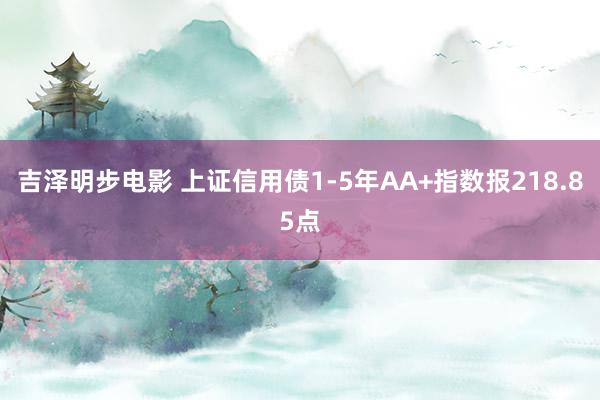 吉泽明步电影 上证信用债1-5年AA+指数报218.85点